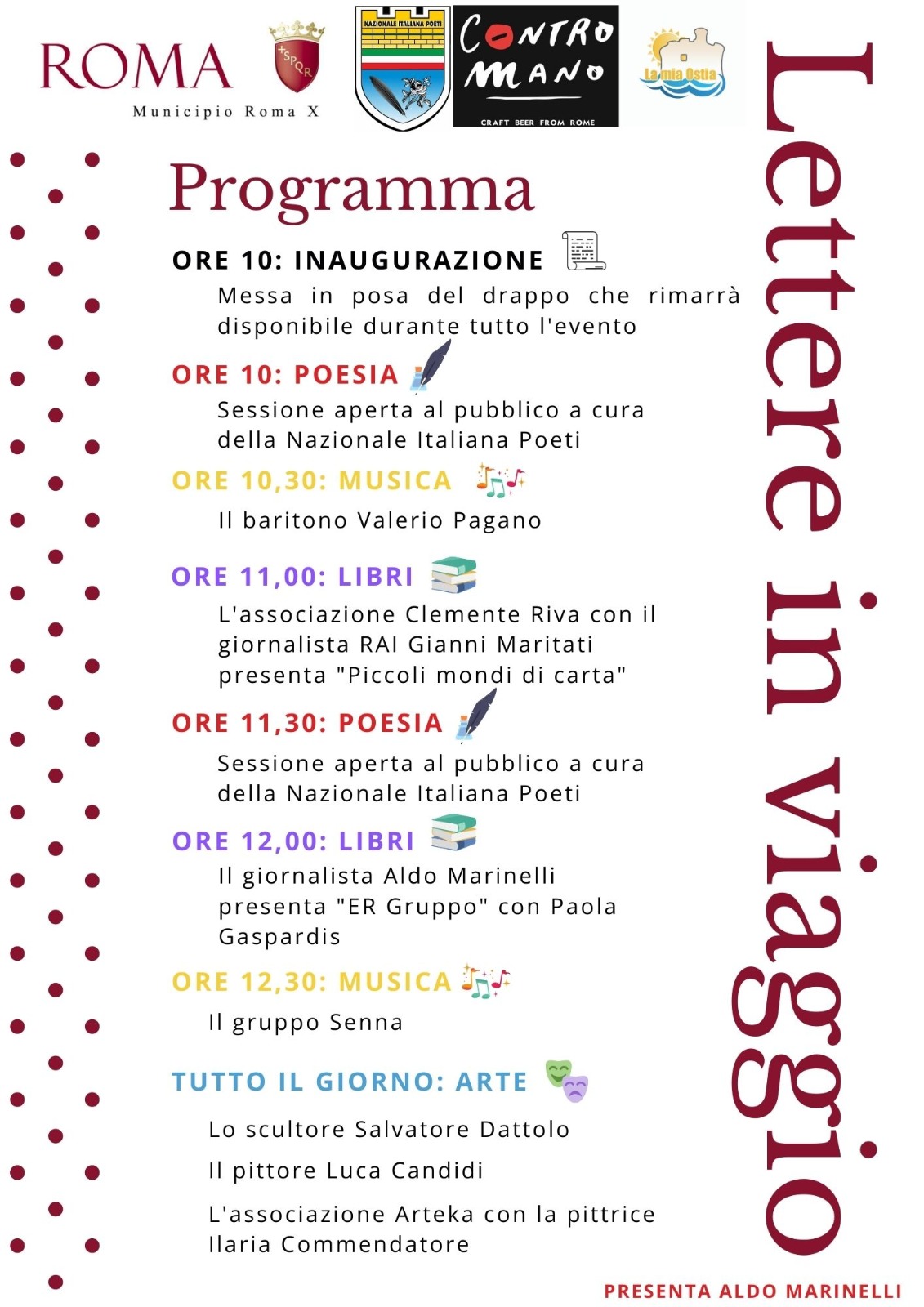 Lettere in viaggio:quando la poesia sbarca (e sbanca) al pontile di Ostia